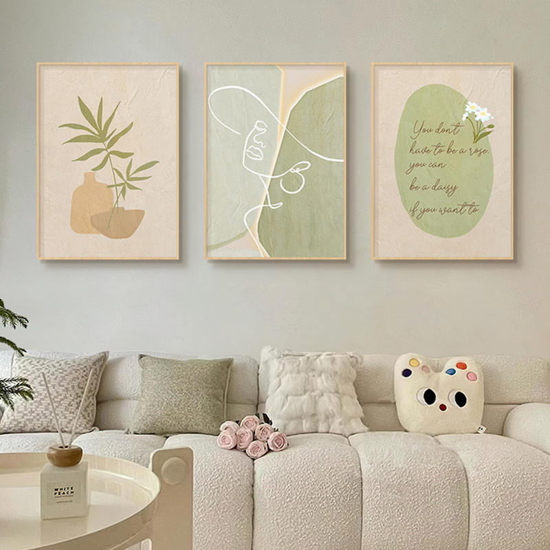 Wooden Cream Style Abstract Li - Korean Lifestyle Aesthetic ulasan dan harga