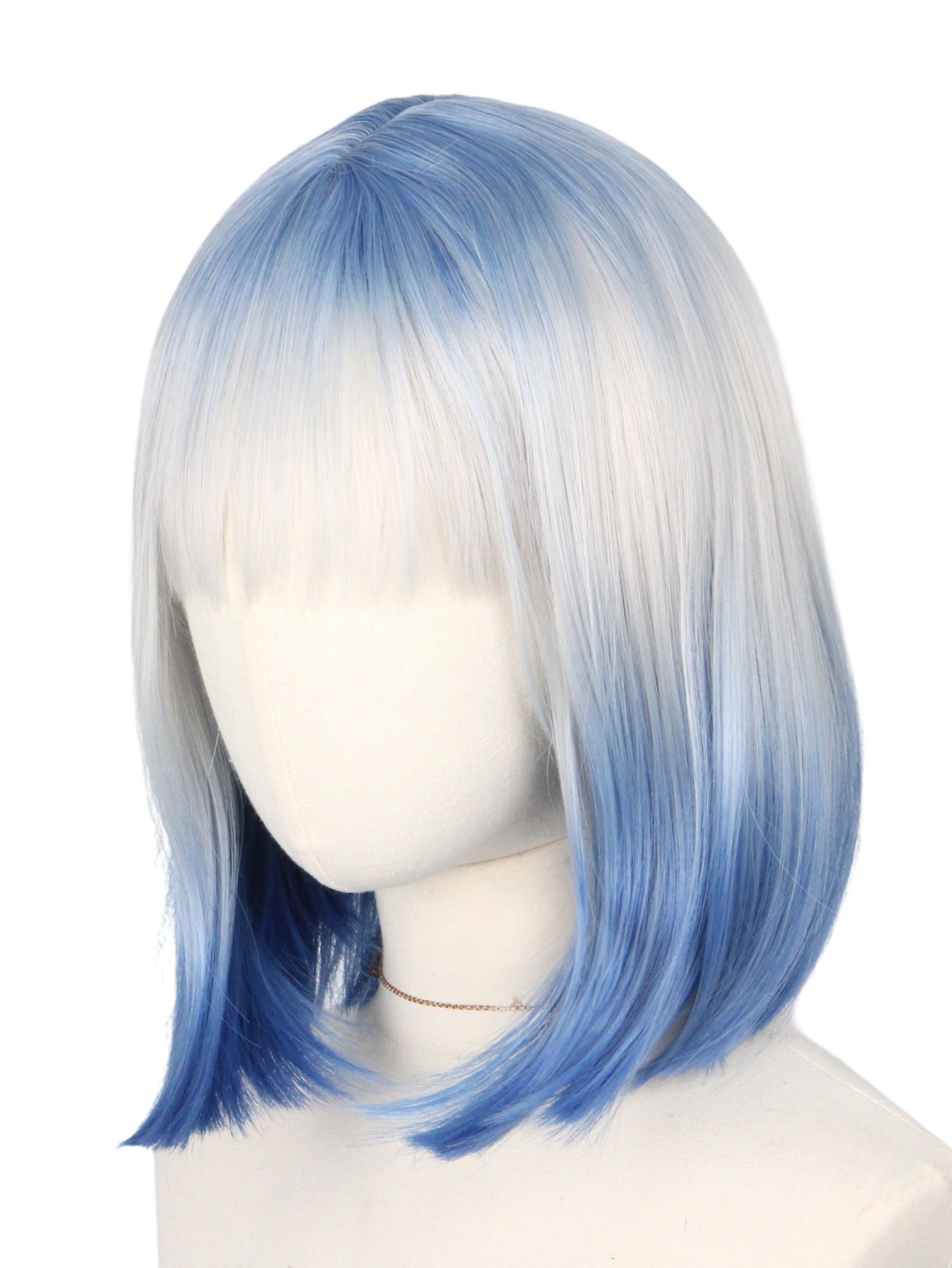 Blue and White Gradient Short  - Lifestyle In Korean ulasan dan harga