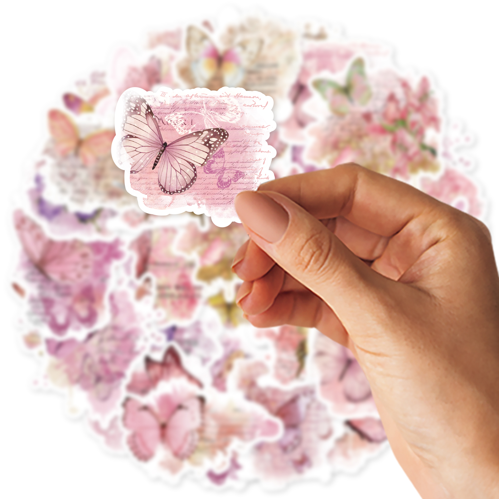 Etori Life Pink Watercolor But - Korean Lifestyle Aesthetic ulasan dan harga
