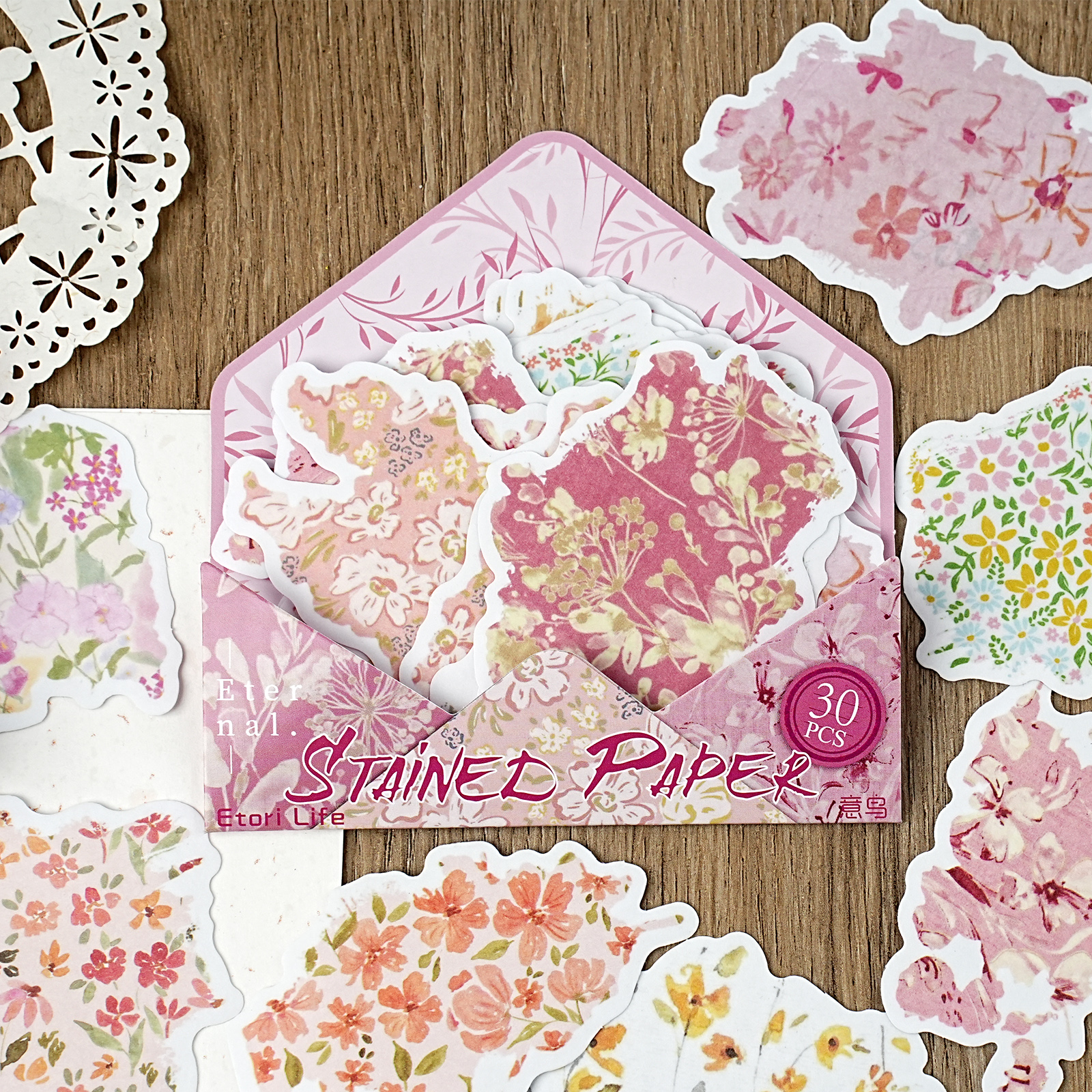 Etori Life 30Pcs Vintage Oil P - Korean Lifestyle Aesthetic ulasan dan harga