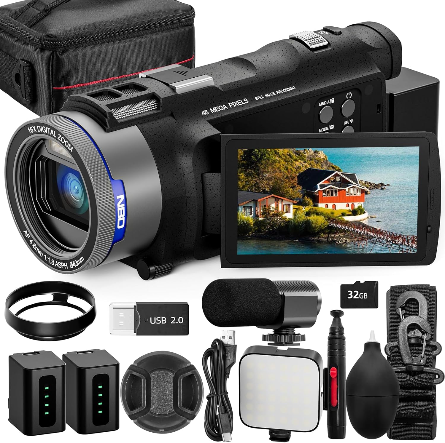 NBD 4K Camcorder Video Camera  - Traditional Korean Lifestyle ulasan dan harga