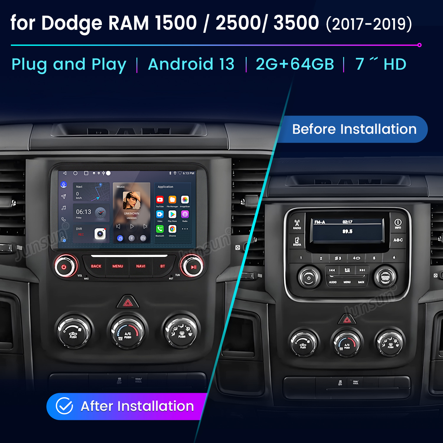Junsun AI Voice Car Stereo Rad - Korean Lifestyle In Hindi ulasan dan harga