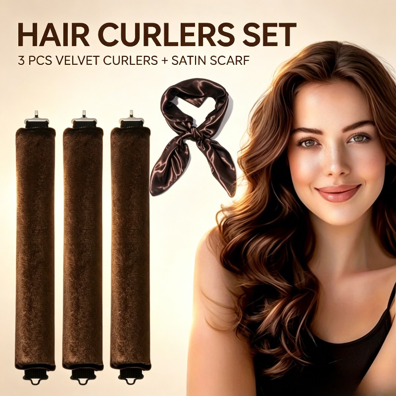 Thickened Heatless Curlers 3 P - Sleeping Pack Overnight ulasan dan harga