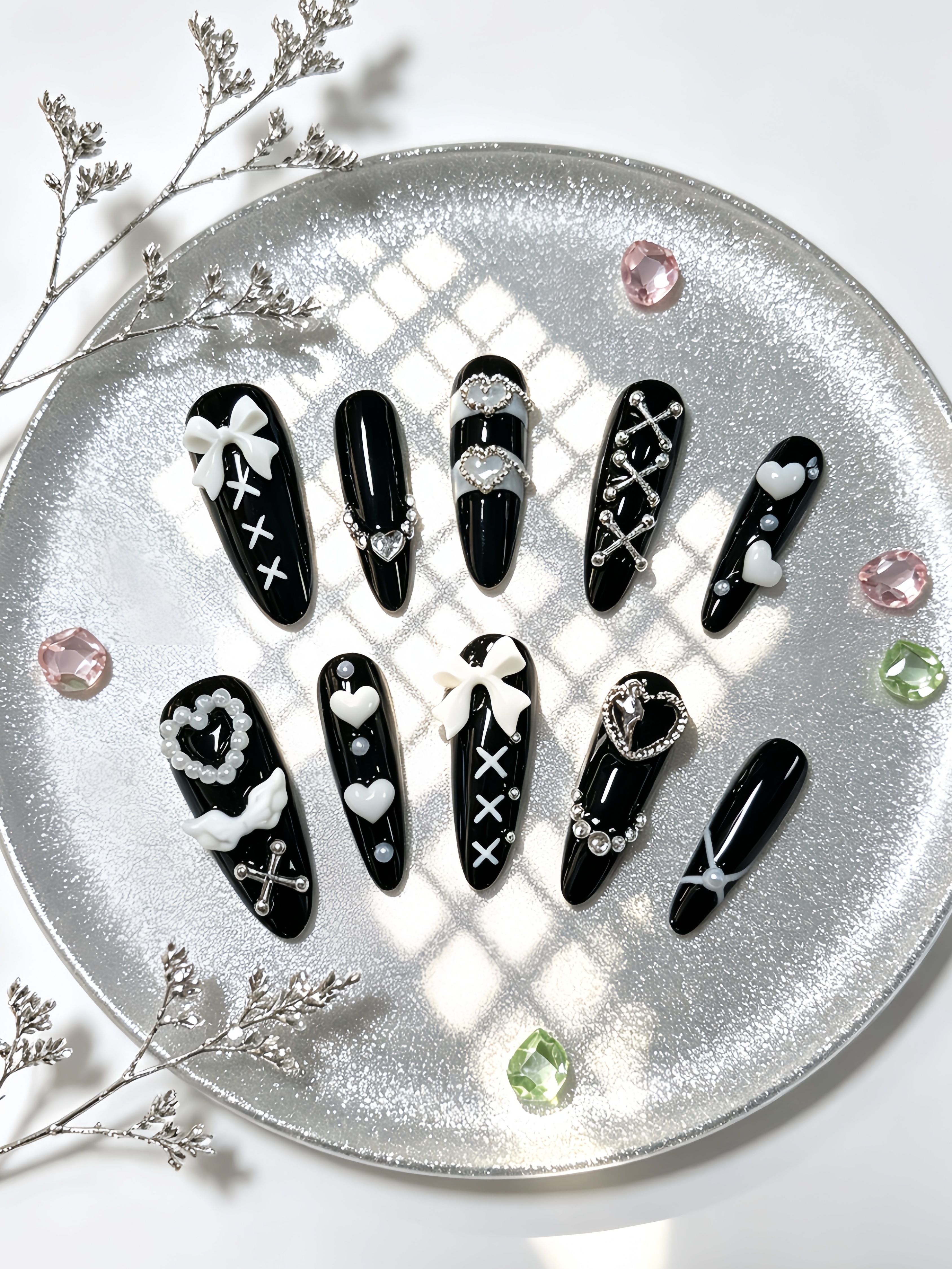 10 Long Black and White Minima - Korean Student Lifestyle ulasan dan harga