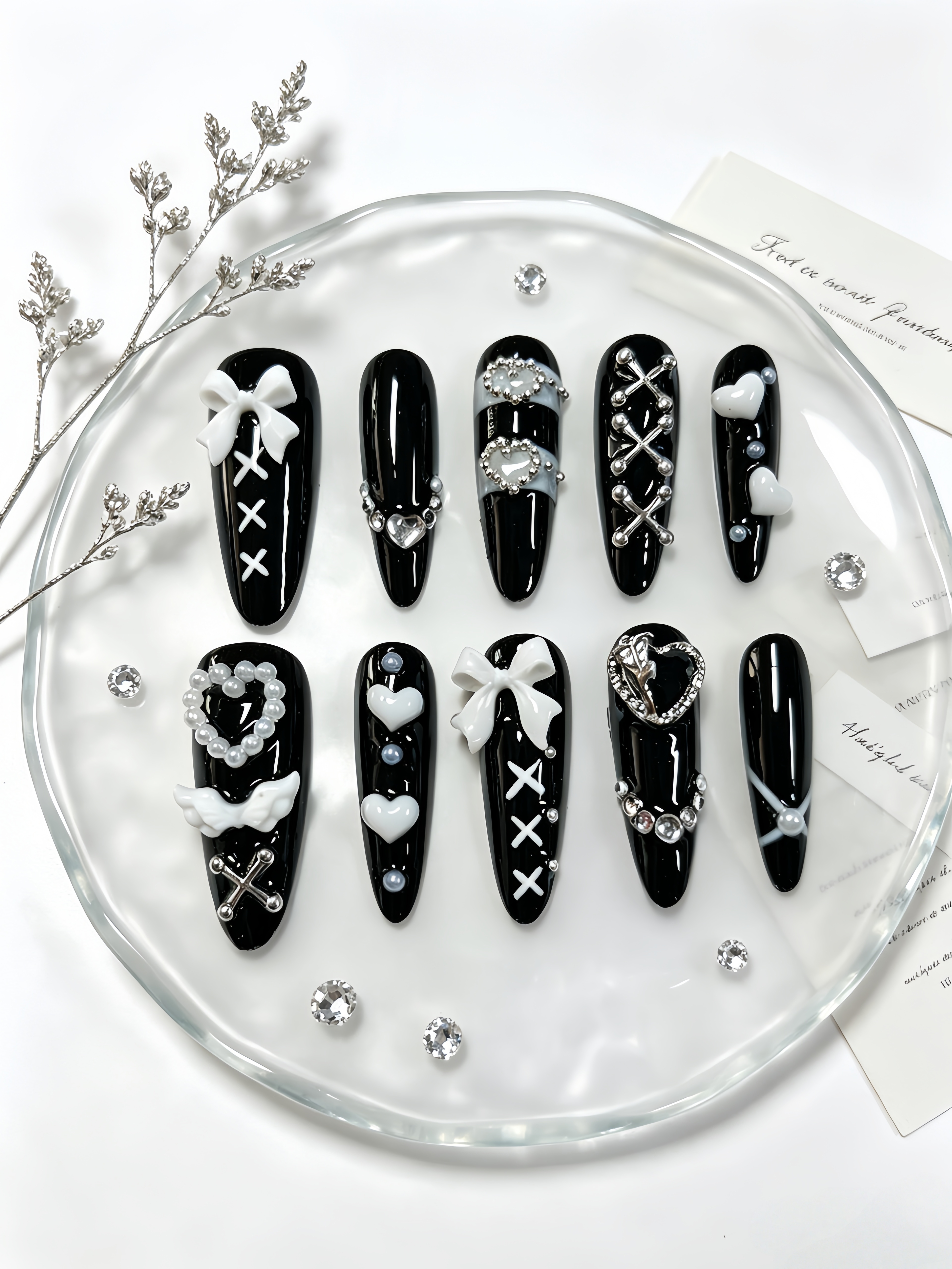 10 Long Black and White Minima - Korean Student Lifestyle ulasan dan harga
