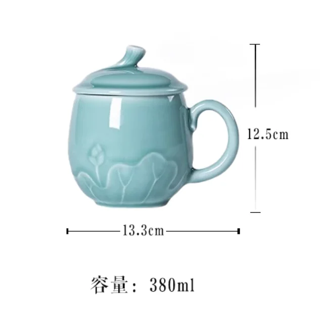 Longquan celadon office tea cu - Celadon Ceramic Cup ulasan dan harga