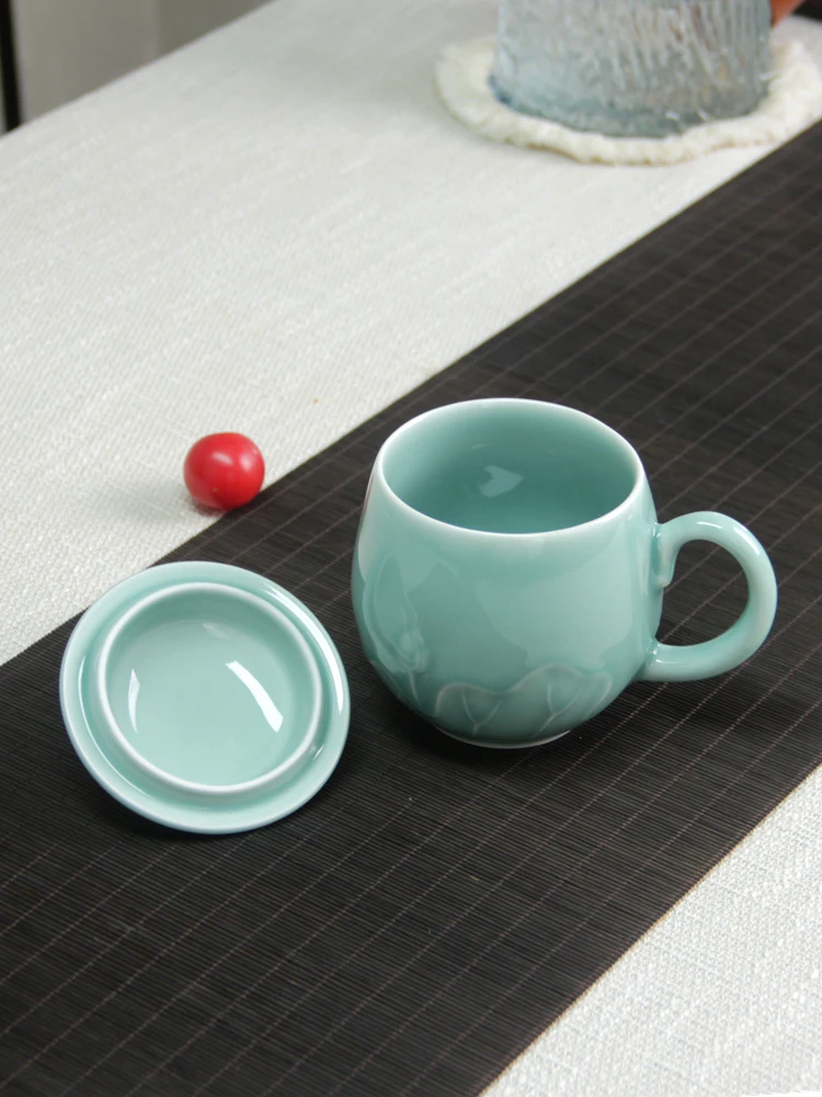 Longquan celadon office tea cu - Celadon Ceramic Cup ulasan dan harga