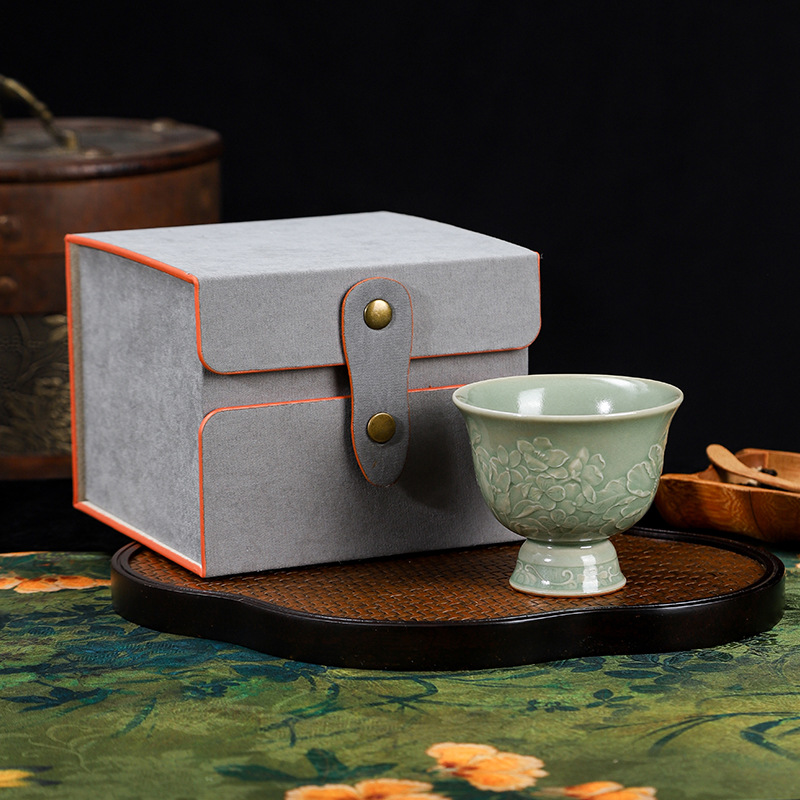 LH celadon teacup tall cup tea - Celadon Ceramic Cup ulasan dan harga
