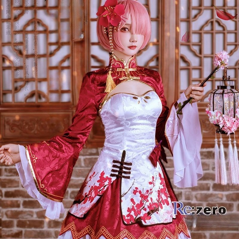 Rem Ram Cosplay Cheongsam Anim - South Korea Lifestyle ulasan dan harga