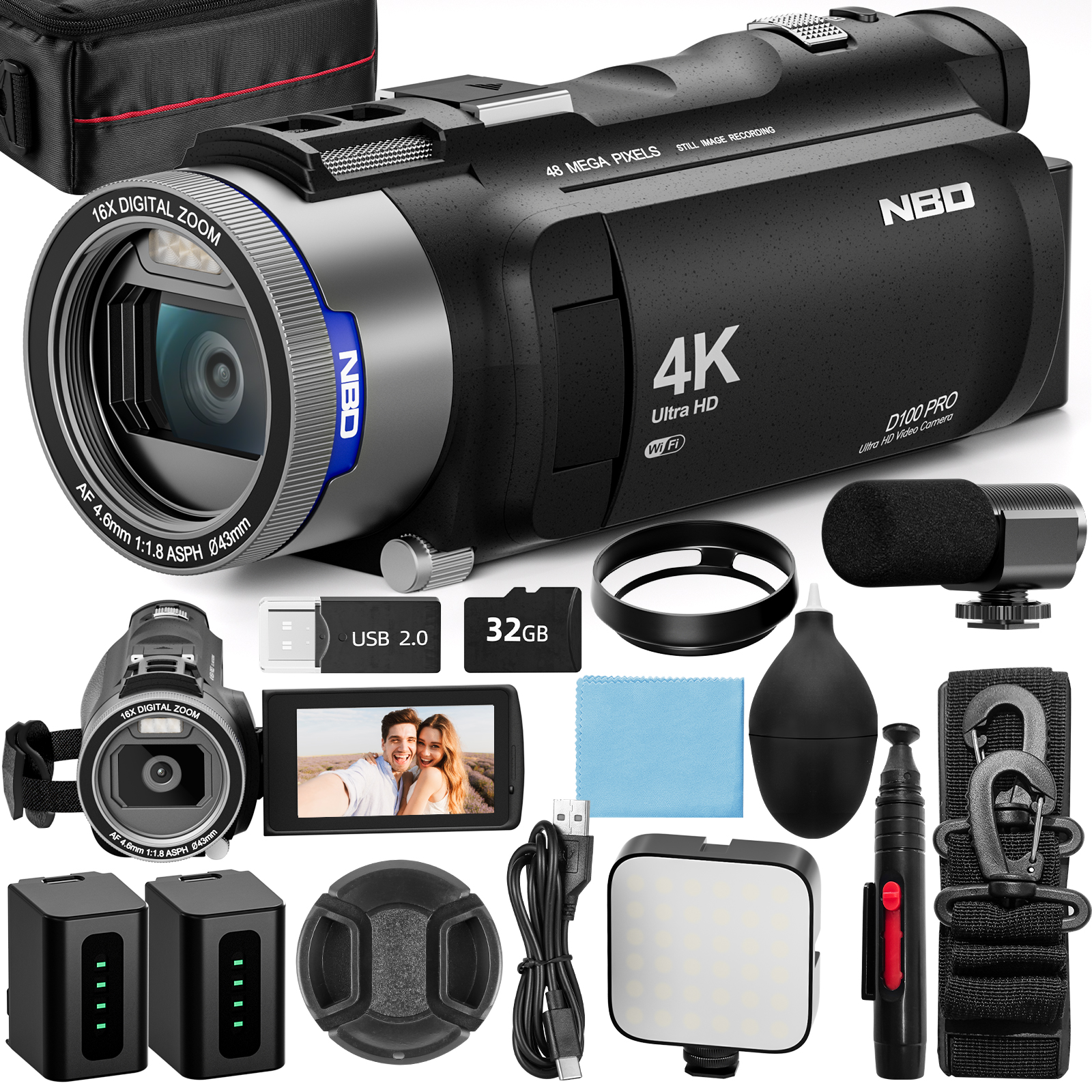 NBD 4K HD&48MP Camcorder Video - Traditional Korean Lifestyle ulasan dan harga