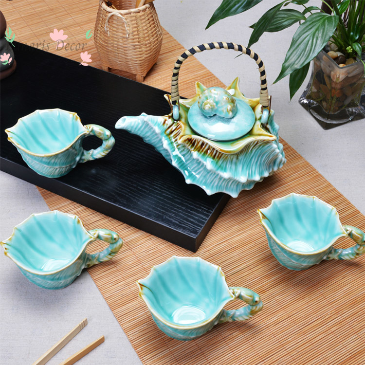 The whole set of ceramic beam  - Celadon Ceramic Cup ulasan dan harga