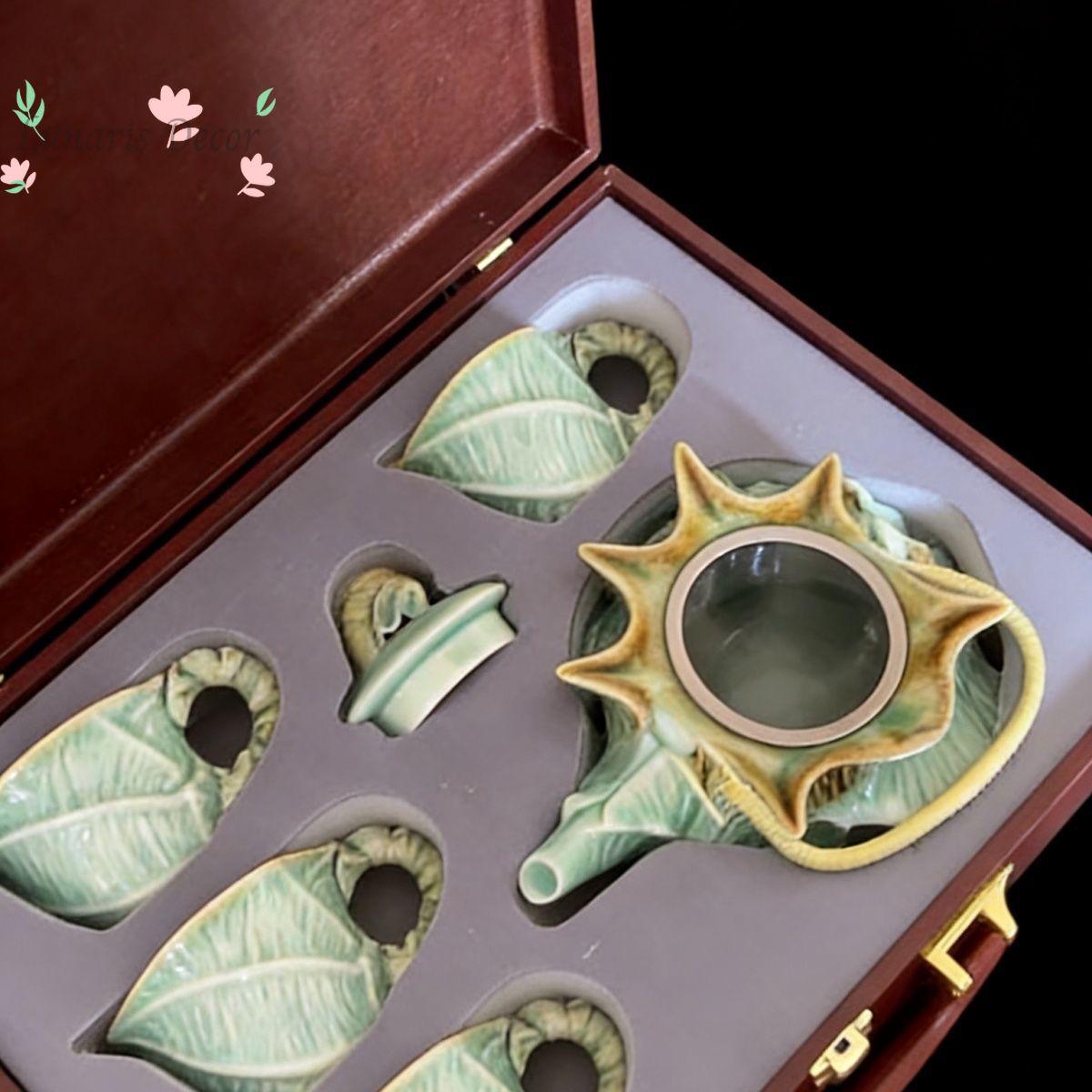 The whole set of ceramic beam  - Celadon Ceramic Cup ulasan dan harga