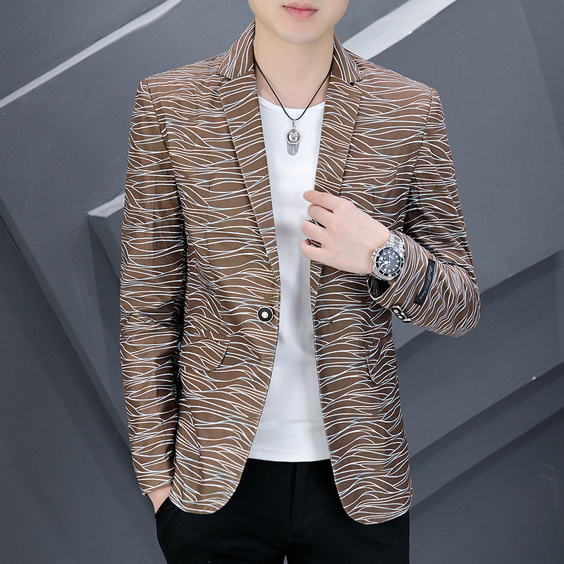 Slim Fit Short Men's Suit Jack - Lifestyle In Korean ulasan dan harga