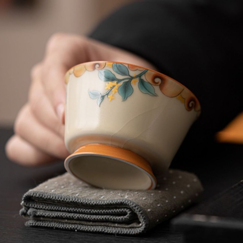 Handmade Ruyao Celadon Tea Cup - Celadon Ceramic Cup ulasan dan harga