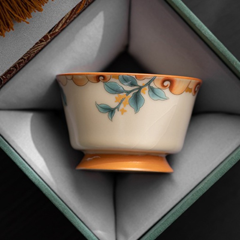 Handmade Ruyao Celadon Tea Cup - Celadon Ceramic Cup ulasan dan harga